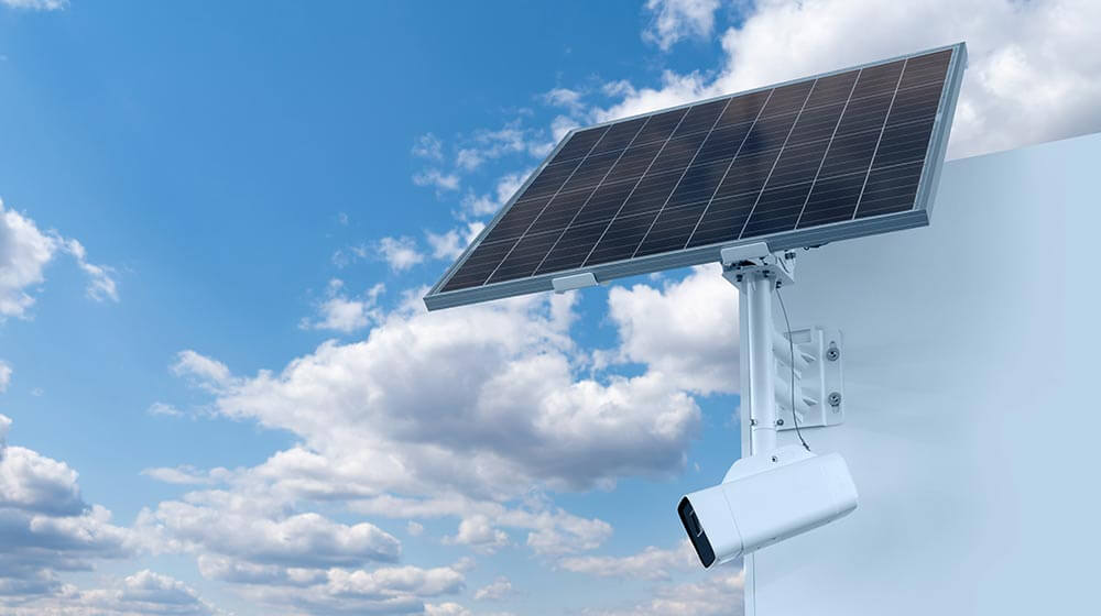 Installation de caméra de surveillance solaire autonome à Strasbourg