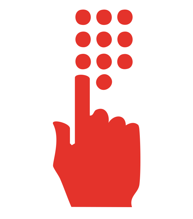 Pictogramme Contrôle d'accès digicode