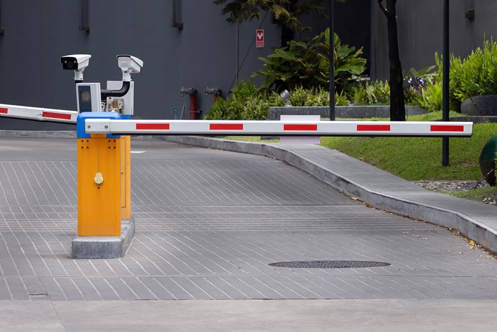 Caméra pour accès parking dans une résidence en Alsace
