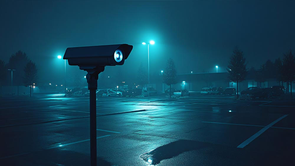 Vidéosurveillance pour les parkings, jardins, parcs dans une commune en Alsace